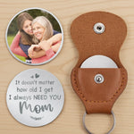 Custom Photo Your Love Grows With Me - Family Personalized Custom Pocket Hug - Mother's Day, Gift For Mom, Grandma