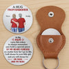Custom Pocket Hug - Personalized Birthday Gifts For Mom, Dad, Daughter, Son - A Token Of Love, Sealed With A Hug