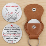 Custom Pocket Hug - Personalized Anniversary Wedding Gifts For Husband And Wife, Him And Her - Always Holding You Close