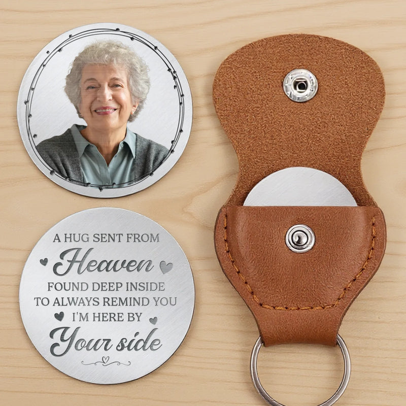 Custom Photo In Memory’s Pocket, You’re Always Close - Memorial Personalized Custom Pocket Hug - New Arrival, Sympathy Gift For Family Members AMZ