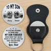 Custom Pocket Hug - Personalized Birthday Gifts For Son - My Little Boy Yesterday, My Friend Today