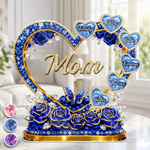 Custom Acrylic Plaque - Personalized Mother's Day Gifts For Mom, Grandma - Mom Heart Full Of Care