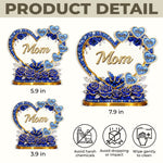 Custom Acrylic Plaque - Personalized Mother's Day Gifts For Mom, Grandma - Mom Heart Full Of Care