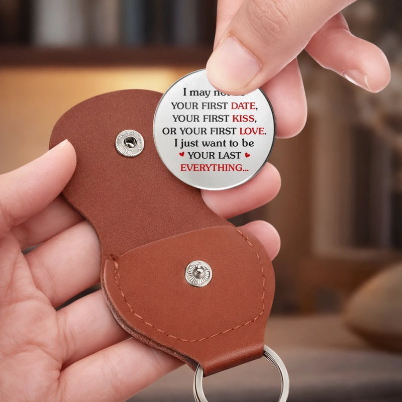 Custom Pocket Hug - Personalized Anniversary Wedding Gifts For Husband And Wife, Him And Her - Let Me Hold Your Hand