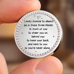 Custom Pocket Hug - Personalized Best Friend Birthday Gifts For Women, Besties, Sisters, BFF - Sisters By Heart Forever