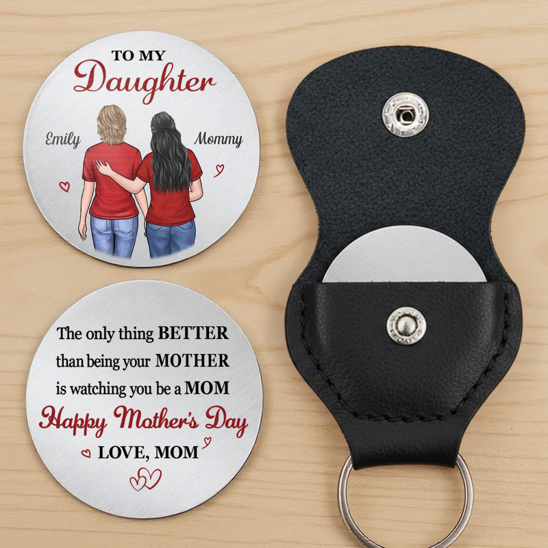 Custom Pocket Hug - Personalized Mother's Day Birthday Gifts For Mom, Daughter - Always Your Little One