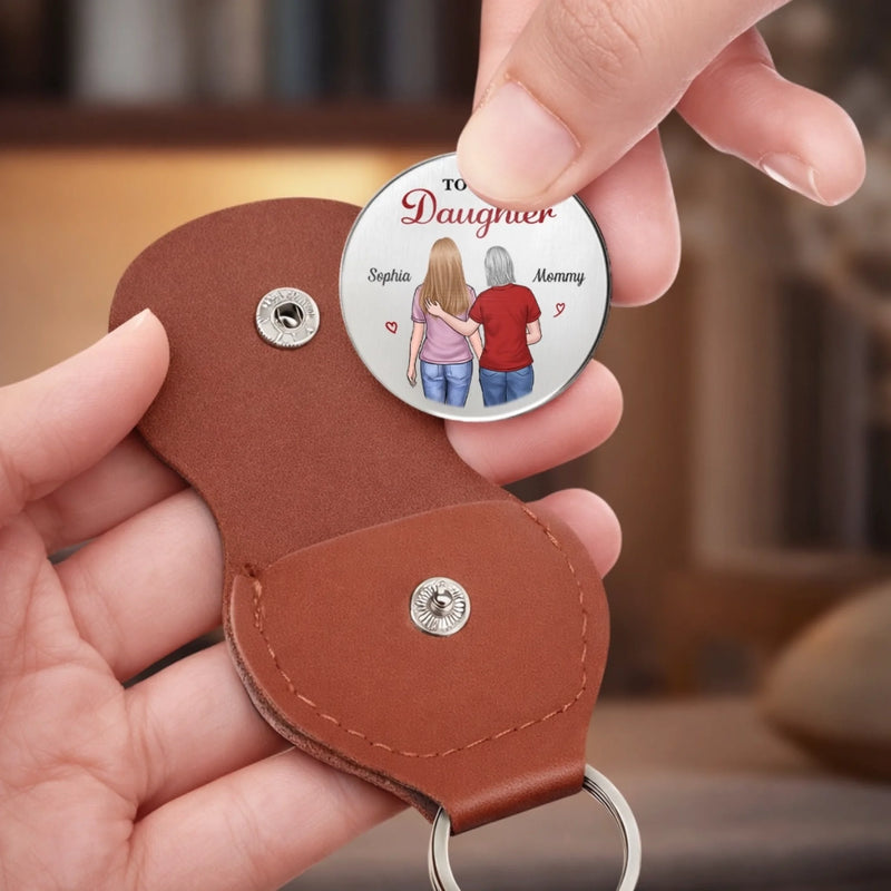 Custom Pocket Hug - Personalized Mother's Day Birthday Gifts For Mom, Daughter - Always Your Little One