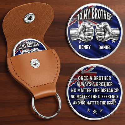 Custom Pocket Hug - Personalized Birthday Gifts For Brother - Brotherhood Forever
