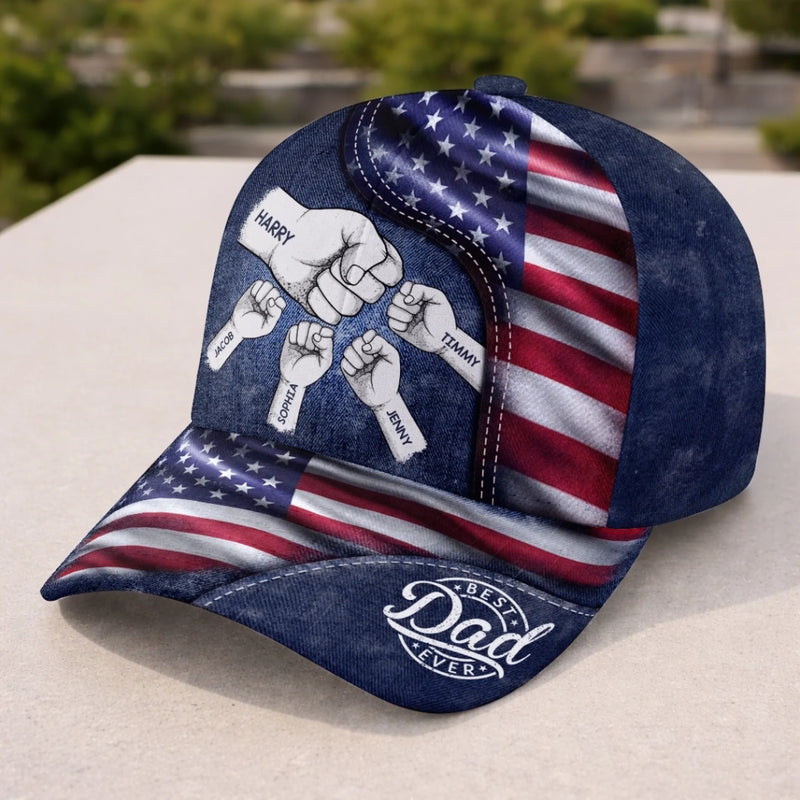 Custom Hat, All Over Print Classic Cap - Personalized Birthday Gifts For Dad, Grandpa - Grandpa Wisdom Lives On
