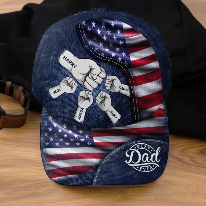 Custom Hat, All Over Print Classic Cap - Personalized Birthday Gifts For Dad, Grandpa - Grandpa Wisdom Lives On