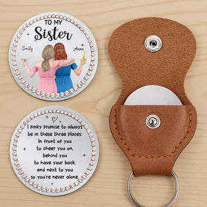 Custom Pocket Hug - Personalized Best Friend Birthday Gifts For Women, Besties, Sisters, BFF - My Bestie My Person