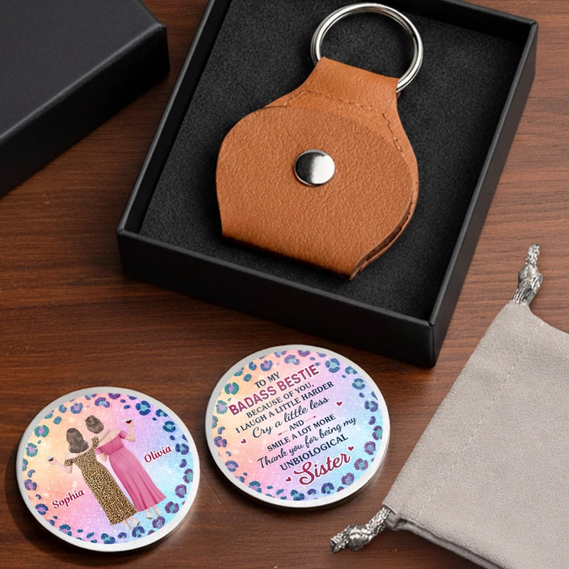 Custom Pocket Hug - Personalized Best Friend Birthday Gifts For Women, Besties, Sisters, BFF - Besties Forever, No Filter