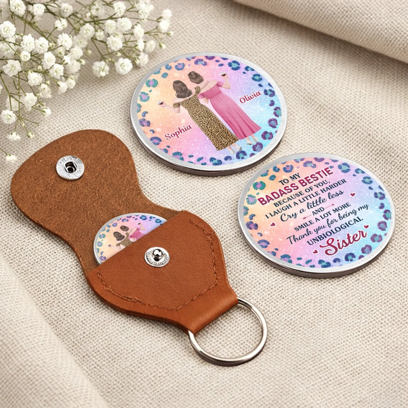 Custom Pocket Hug - Personalized Best Friend Birthday Gifts For Women, Besties, Sisters, BFF - Besties Forever, No Filter