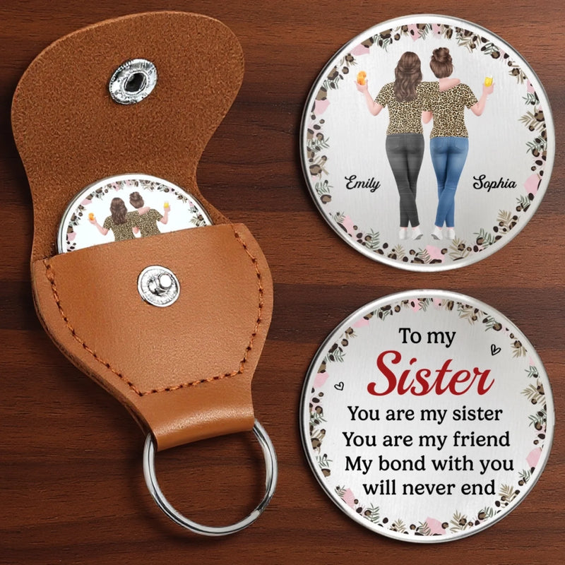 Custom Pocket Hug - Personalized Best Friend Birthday Gifts For Women, Besties, Sisters, BFF - Always Got Your Back