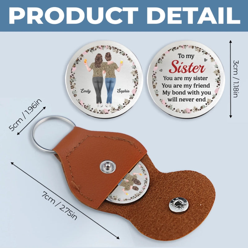 Custom Pocket Hug - Personalized Best Friend Birthday Gifts For Women, Besties, Sisters, BFF - Always Got Your Back