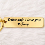 Custom Stainless Steel Keychain - Personalized Anniversary Wedding Gifts For Husband And Wife, Him And Her - Together We Choose Us