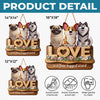 Custom Wood Sign - Personalized Birthday Gifts For Dog Cat Lovers, Dog Dad And Mom, Cat Owners - Happiness Comes Furry