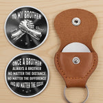Custom Pocket Hug - Personalized Birthday Gifts For Brother - Brothers Make Life Braver