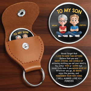 Custom Pocket Hug - Personalized Birthday Gifts For Mom, Son - Forever Your Little Boy