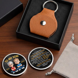 Custom Pocket Hug - Personalized Birthday Gifts For Mom, Son - Forever Your Little Boy