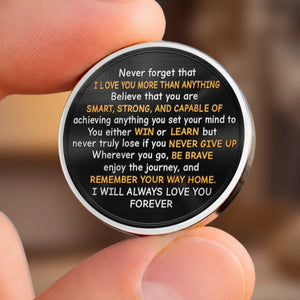 Custom Pocket Hug - Personalized Birthday Gifts For Mom, Son - Forever Your Little Boy