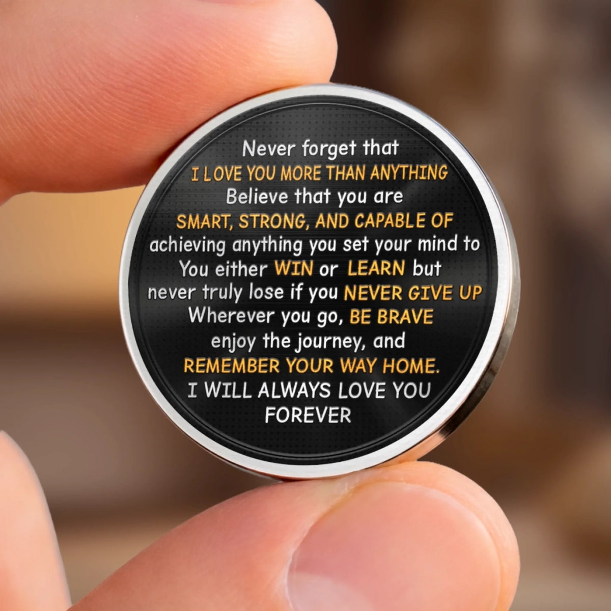 Custom Pocket Hug - Personalized Birthday Gifts For Mom, Son - Forever Your Little Boy