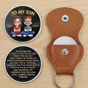 Custom Pocket Hug - Personalized Birthday Gifts For Mom, Son - Forever Your Little Boy