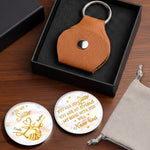 Custom Pocket Hug - Personalized Best Friend Birthday Gifts For Women, Besties, Sisters, BFF - Lucky To Have You