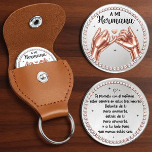 Abrazo De Bolsillo Personalizado – Regalo De Cumpleaños Personalizado Para Mejores Amigas, Hermanas, BFF – Una Amistad Llamada Hermandad
