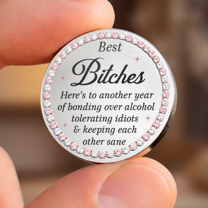 Custom Pocket Hug - Personalized Best Friend Birthday Gifts For Women, Besties, Sisters, BFF - Forever My Sister, Forever My Friend