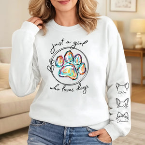 Custom Unisex Sweatshirt, Hoodie With Design On Sleeve -Personalized Birthday Gifts For Dog Cat Lovers, Dog Dad And Mom, Cat Owners - Fur Baby Club
