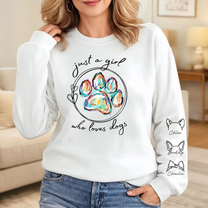 Custom Unisex Sweatshirt, Hoodie With Design On Sleeve -Personalized Birthday Gifts For Dog Cat Lovers, Dog Dad And Mom, Cat Owners - Fur Baby Club