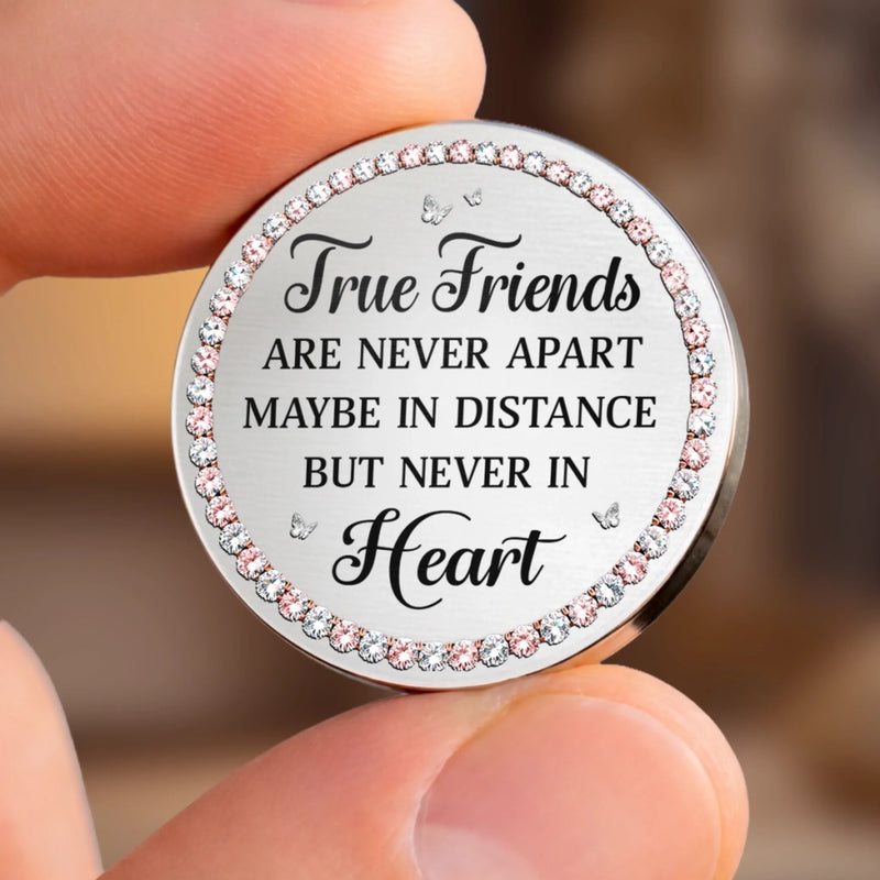 Custom Pocket Hug - Personalized Best Friend Birthday Gifts For Women, Besties, Sisters, BFF - Besties For A Lifetime