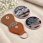 Custom Pocket Hug - Personalized America 250th Anniversary Gifts For Brothers - Brothers Built On Trust