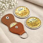 Custom Pocket Hug - Personalized Best Friend Birthday Gifts For Women, Besties, Sisters, BFF - Strong Souls Called Sisters
