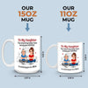 Custom 3D Inflated Effect Printed Mug - Personalized Mother's Day Gifts For Mom, Daughter - Mom And Daughter Bond