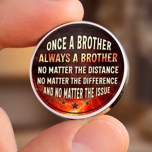 Custom Pocket Hug - Personalized Birthday Gifts For Brother - Brothers Beyond Blood