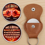 Custom Pocket Hug - Personalized Birthday Gifts For Brother - Brothers Beyond Blood