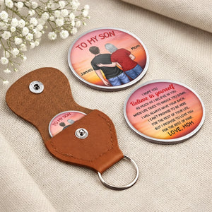 Custom Pocket Hug - Personalized Birthday Gifts For Mom, Son - My Son My Strength