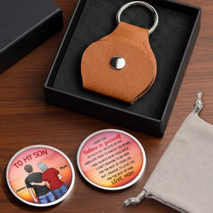 Custom Pocket Hug - Personalized Birthday Gifts For Mom, Son - My Son My Strength