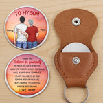 Custom Pocket Hug - Personalized Birthday Gifts For Mom, Son - My Son My Strength