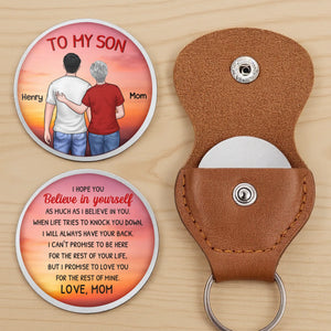 Custom Pocket Hug - Personalized Birthday Gifts For Mom, Son - My Son My Strength
