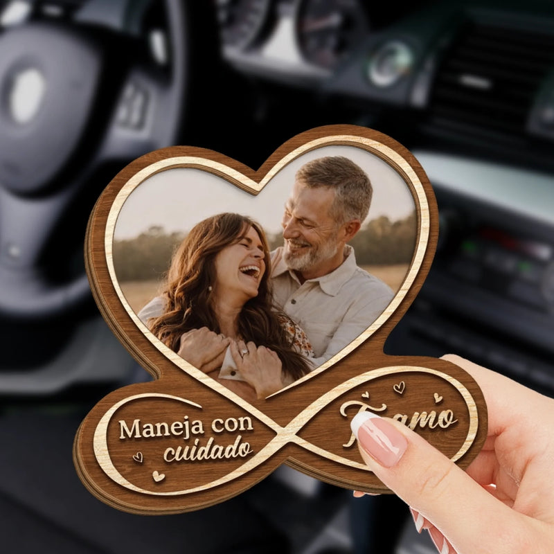 Clip Personalizado Para Visera De Coche Con Foto – Regalo De Aniversario De Boda Personalizado Para Esposo Y Esposa, Para Él Y Para Ella - Juntos Para Siempre