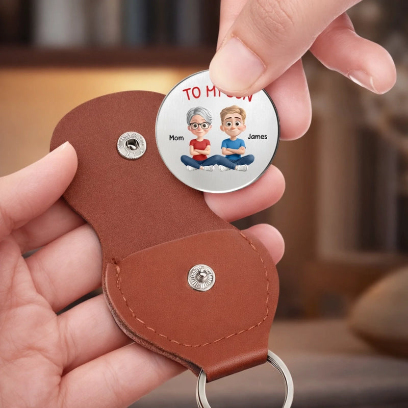 Custom Pocket Hug - Personalized Birthday Gifts For Mom, Son - Home Is Mom’s Hug