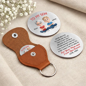 Custom Pocket Hug - Personalized Birthday Gifts For Mom, Son - Home Is Mom’s Hug