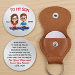 Custom Pocket Hug - Personalized Birthday Gifts For Mom, Son - Home Is Mom’s Hug