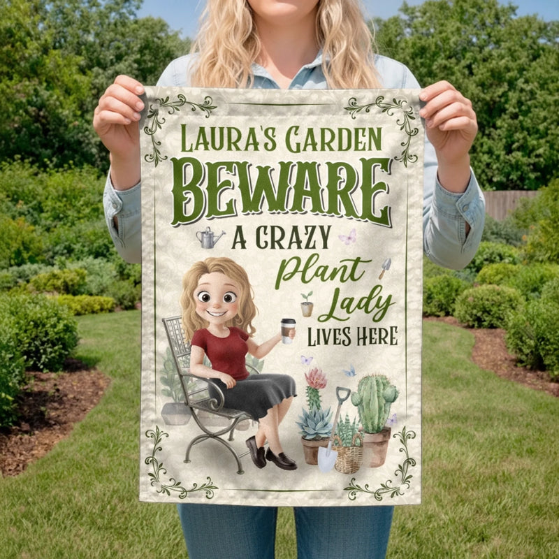 Custom Flag - Personalized Birthday Garden Gifts For Gardeners - Bloom Where You Grow