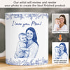 Custom Photo Mug - Personalized Baby Shower, Gender Reveal Gifts For New Moms, New Parents - Mom Is My Sunshine