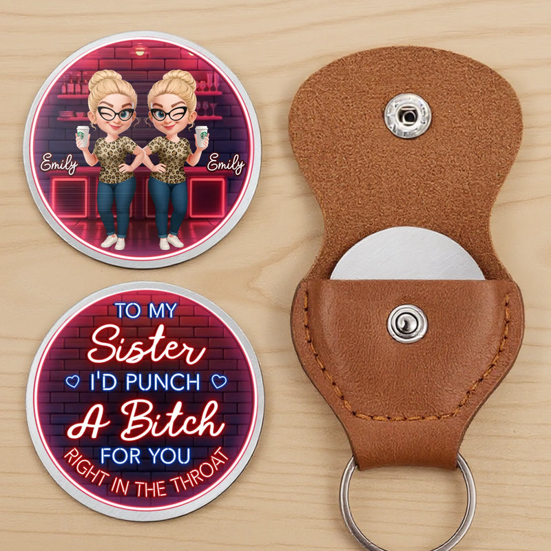 Custom Pocket Hug - Personalized Best Friend Birthday Gifts For Women, Besties, Sisters, BFF - Best Friends, Bad Decisions
