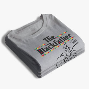 Custom Unisex T-shirt, Premium T-shirt, Hoodie - Personalized Father's Day Birthday Gifts For Dad, Grandpa - The Blackfather